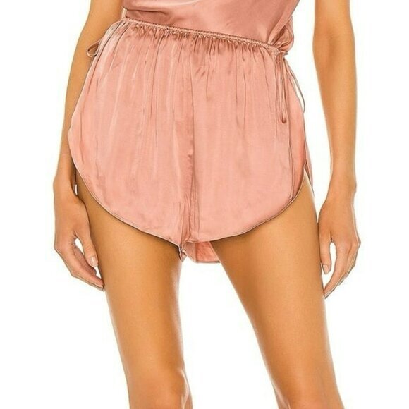 Weekend Stories Tie Waist Short - Praline Tan